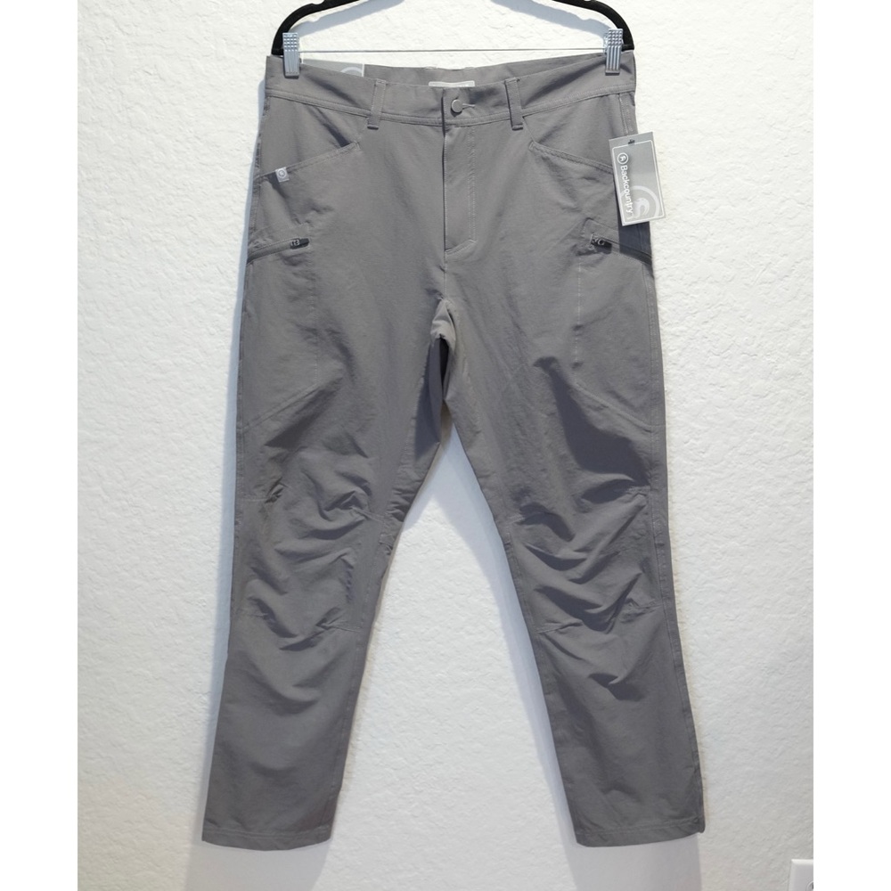 NWT Backcountry Men’s Lightweight Pants 34x30 Gray Performance Hiking Outdoor